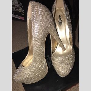 Champagne diamond Heels